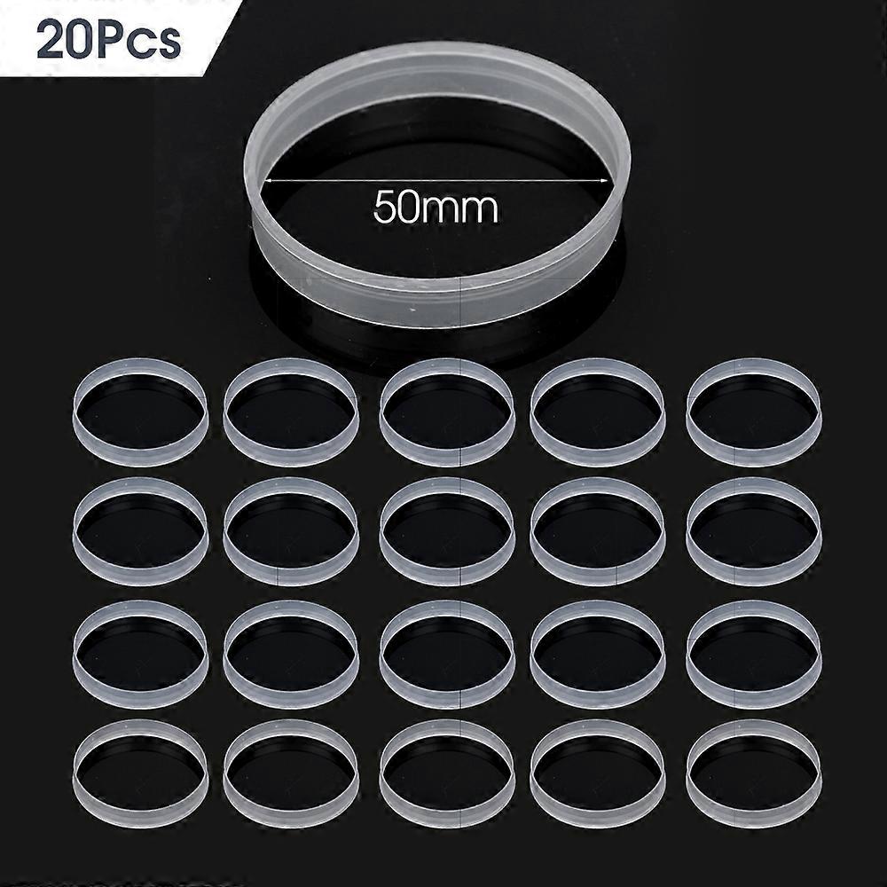 20PC Breathable Plant Growing Kits Mushroom Spawn Bag Cap Sealable Double Sleeve Loop Lock Ring for Edible Fungi Planter Pocket Ventilated Lid