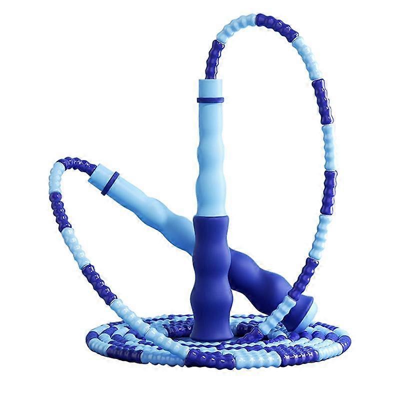 Bamboo Knot Rope Skipping Fitness School Students' Soft Bead Adjustable Rope Skipping with Pvc Handle