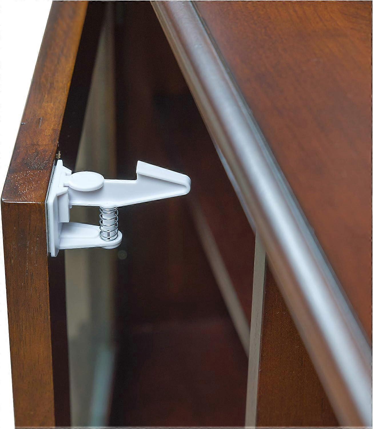 Cabinet Locks Child Safety Locks - Baby Proofing Cabinets and Drawers Locks - Childproof Your Home - No Drilling and No Tools Required