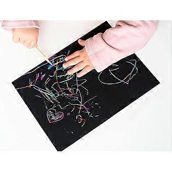 34 Segnalibri Scratch Art Con Animali - Con Penne E Corde Colorate - Foto 6