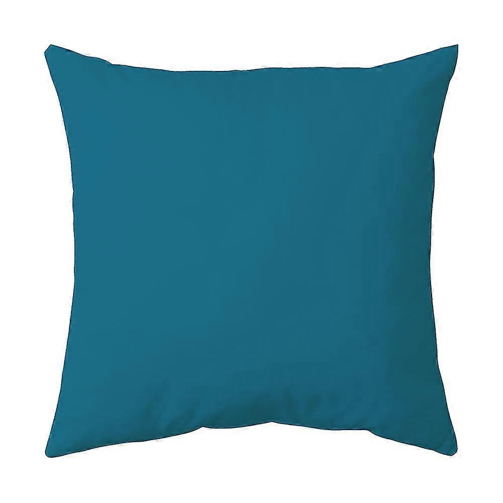Square Pillows with Removable Cover 100% Cotton Zippered 2-Pack