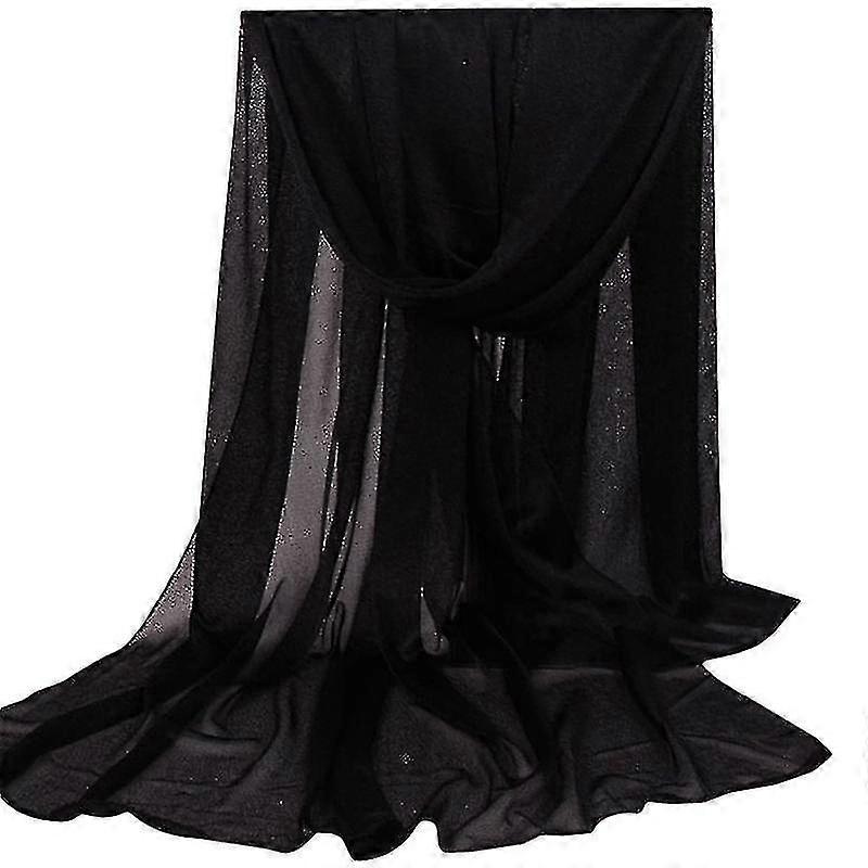 Womens Long Softy Wrap Shawl Chiffon Silk Casual eșarfă eșarfe