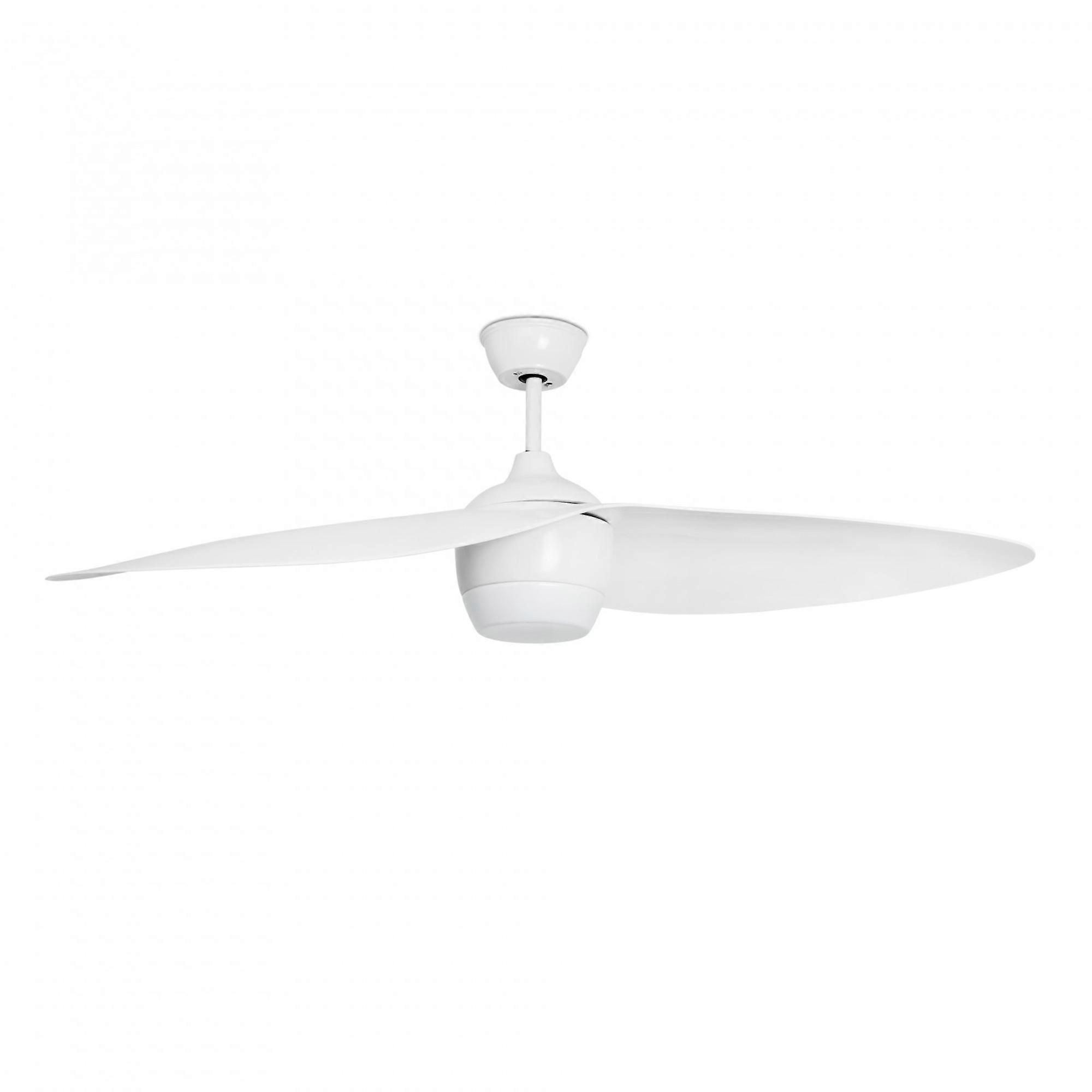 Ceiling fan Alaska White 132cm / 52" with LED and remote