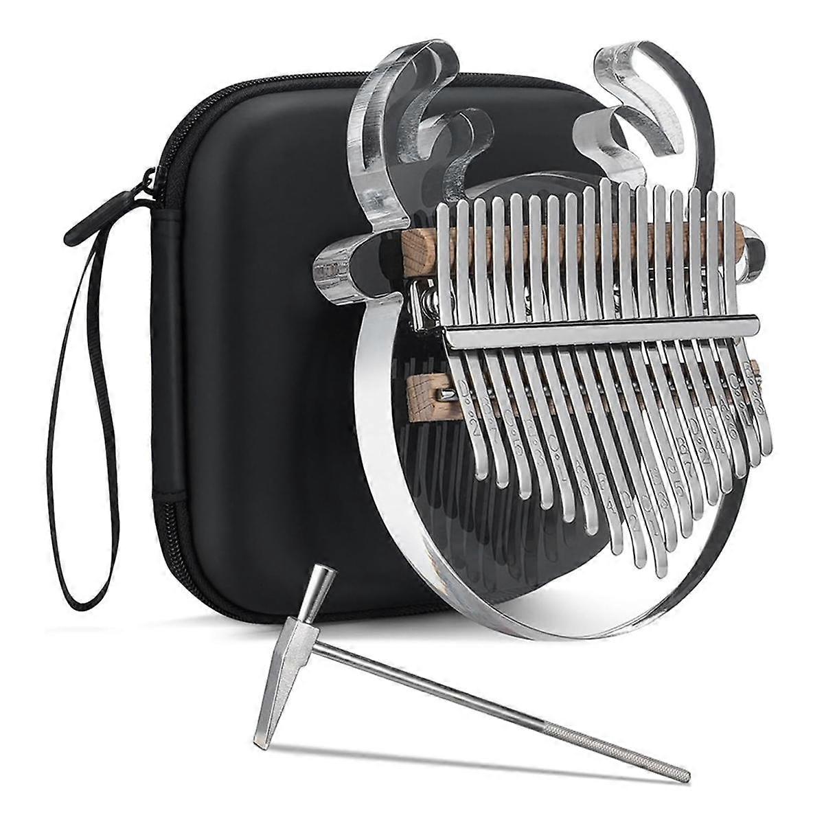 Reindeer Kalimba Thumb Piano 17 Keys Acrylic Kalimba Clear  parent Finger Piano Musical Instruments