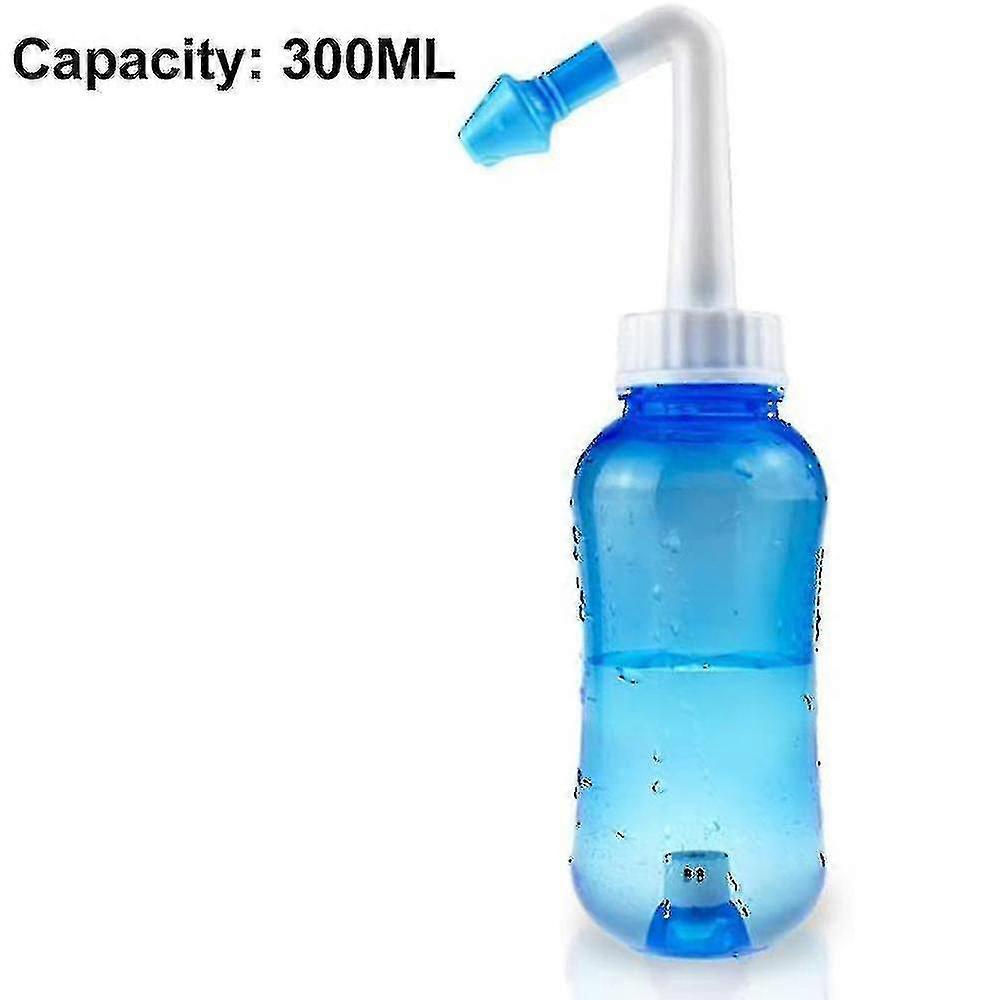 Risciacquo sinusale, 300ml Neti Pot Sinus Rinse Kit con 30 pacchetti Nasal Wash Sale And Thermometer Sticker, Nasal Sinus Rinse Kit For Adult & Kid...