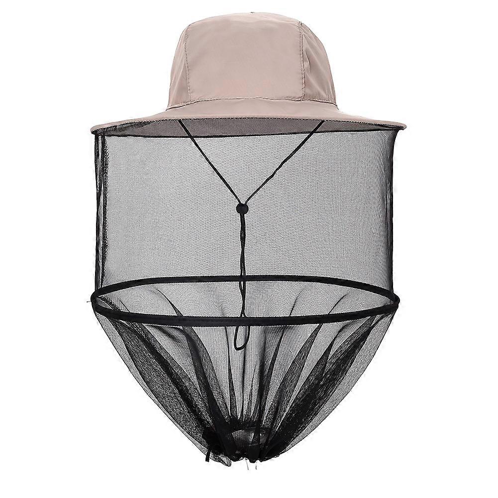 Mosquito Net Hat with Zipper and Foldable Netting, Suitable for Outdoor Sports and Gardening