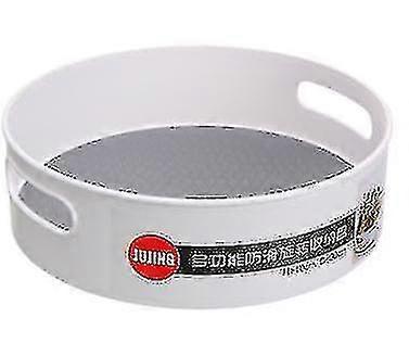 Household Storage Containers 1 Pc Non Slip Rotating Storage Tray Multifunctional Plastic Storage Storage Trays Grey-l
