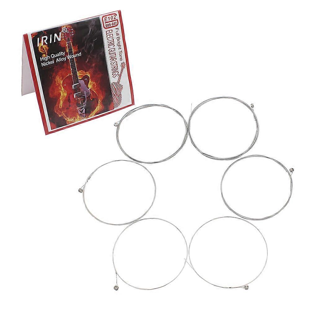 6pcs Replacement Guitar Strings Electric Guitar Strings Stainless Steel Guitar Strings