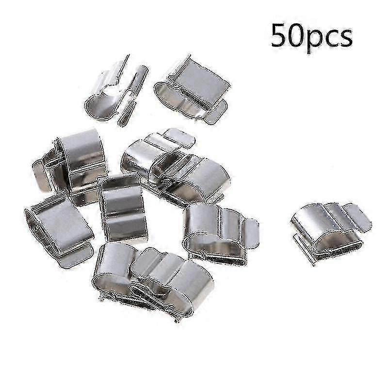 50pcs Solar Panel Cable Clips Management 2 Wire Pv Wire Clip Locking Fastener