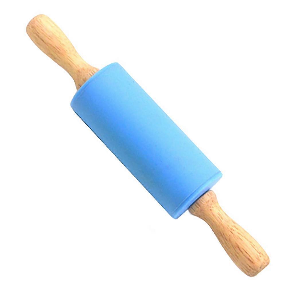 Rolling Pin Non-stick Dough Cookie Biscuit Pizza Roller Silicone Baking Tool