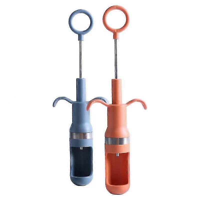 Red Date Pitting Device Pitting Tool Pitting Device And Seeding Device2pcs,blue + Orange)