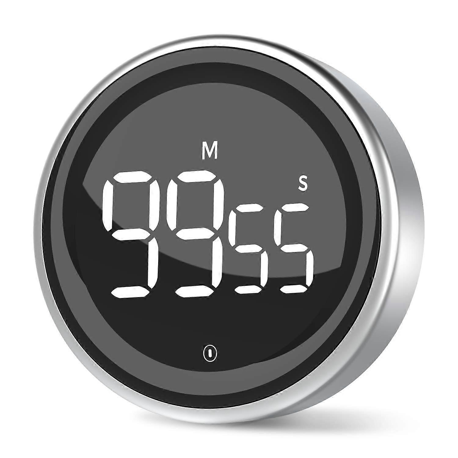 Kitchen Timer Digital Magnetic Countdown Timer 99 Minutes Max, Twist One Button Operation for Teache
