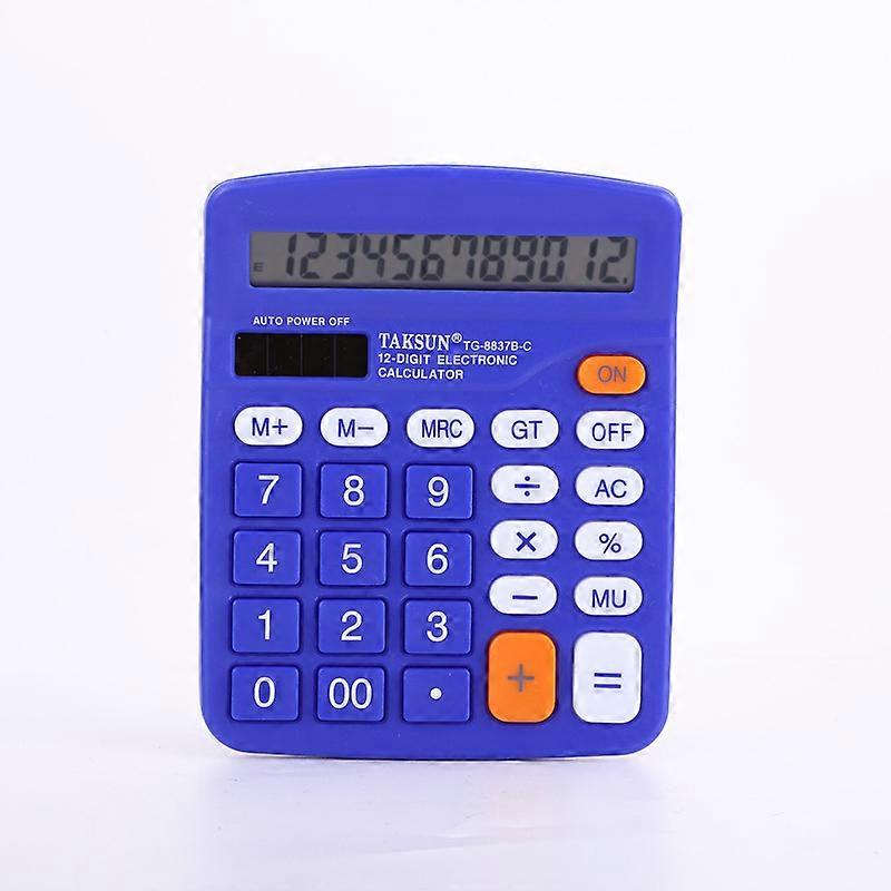 Desktop Calculator 12 Digit with Large LCD Display and Sensitive Button