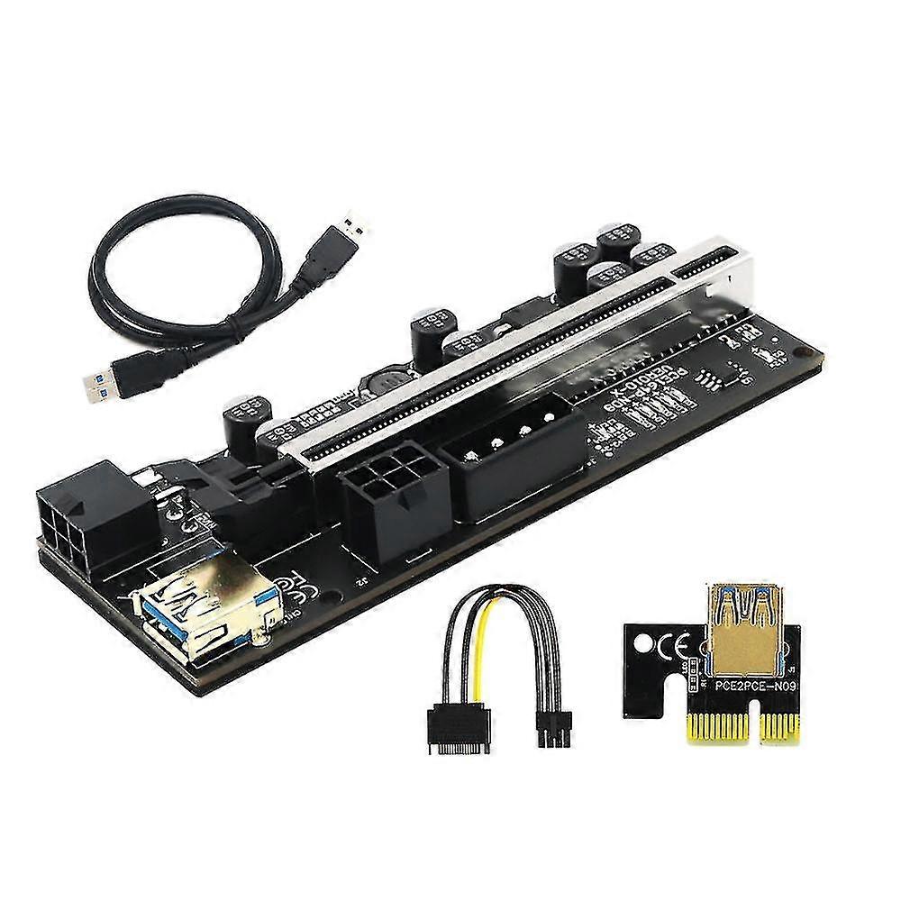 1 جهاز كمبيوتر شخصى Ver010-x 1x إلى 16x تمديد كابل بطاقة الناهض لبيتكوين