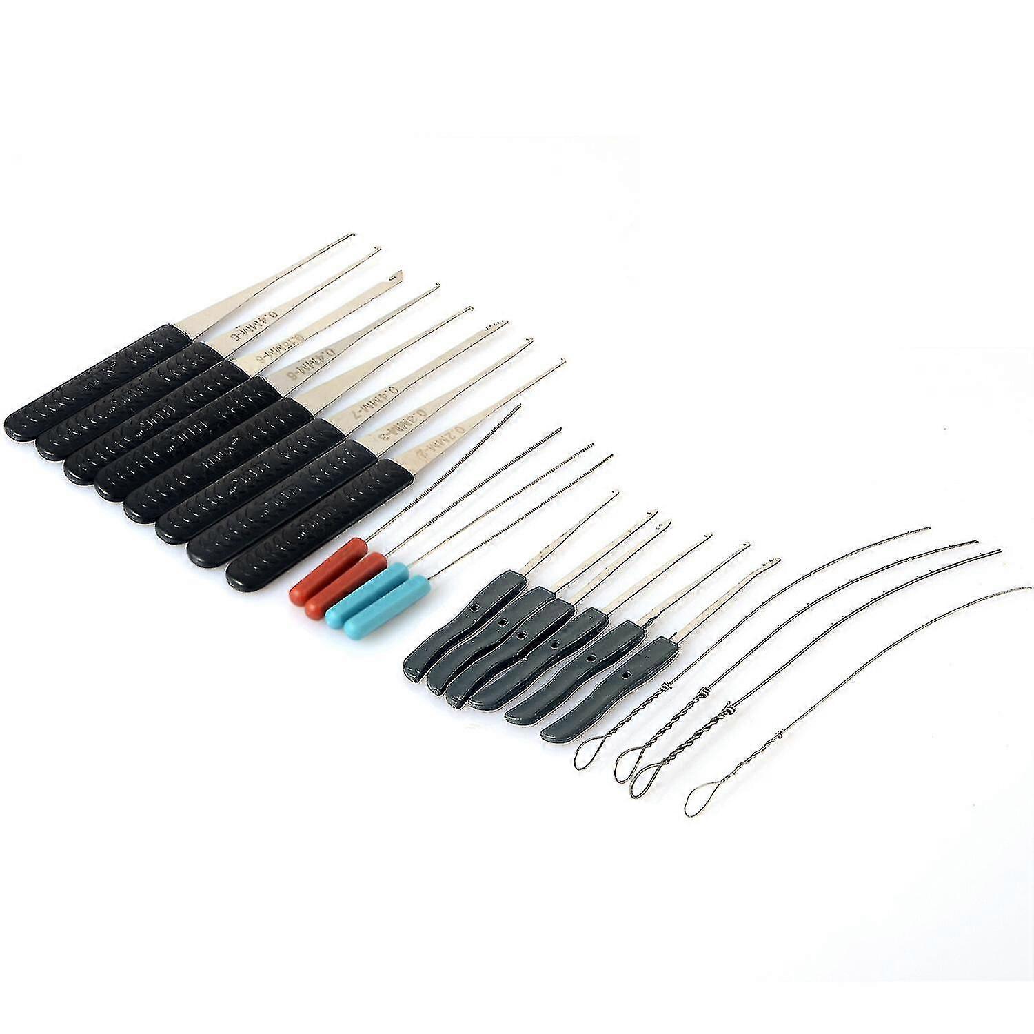 Lock Pick Set Locksmith Tool Lock Pin Broken Key Extractor Key Remove Hooks Lock Professional Hand Tools