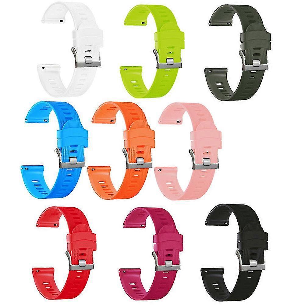 Garmin Quick Release Smartwatch Strap Ripple Pattern Silicone Watch Belt 20mm