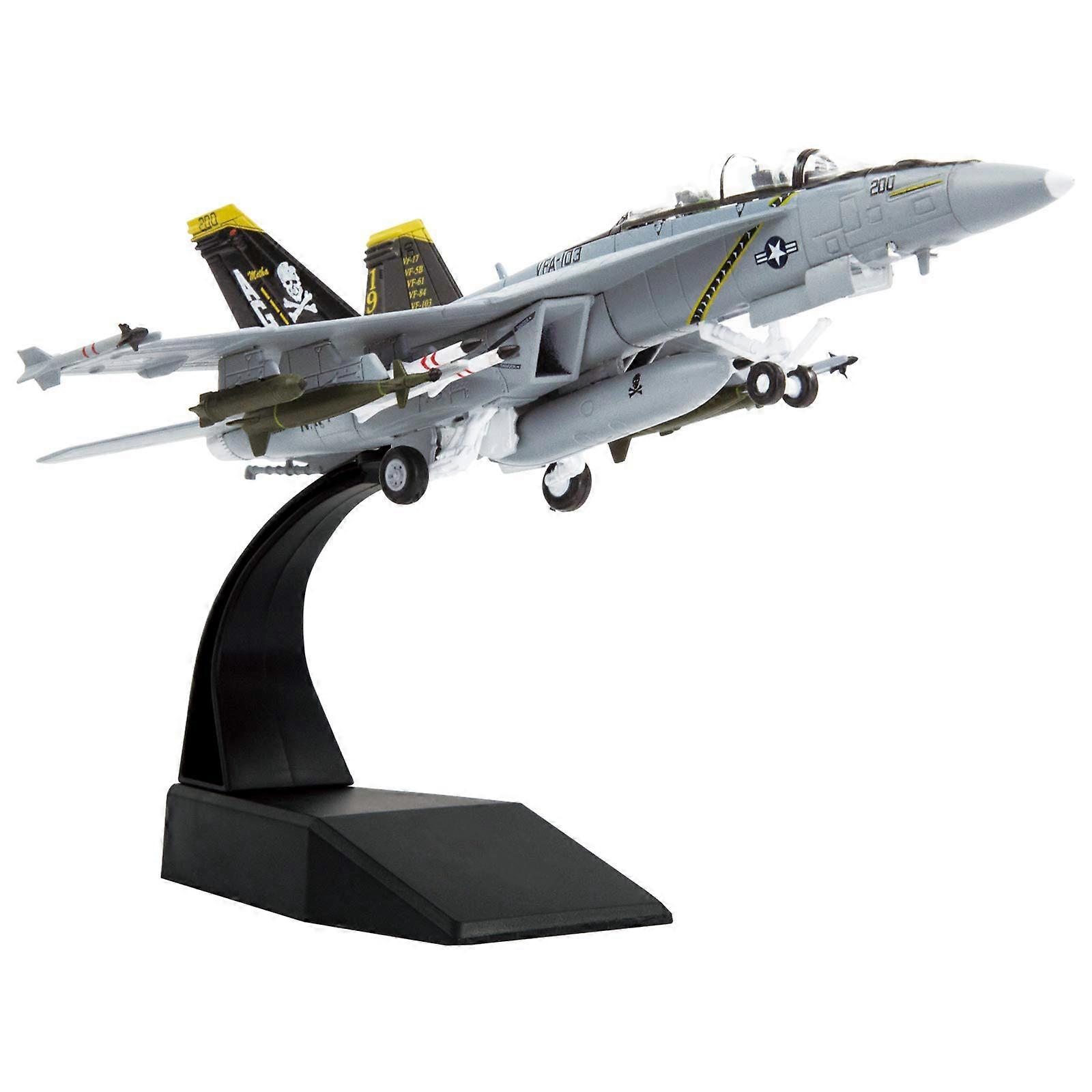 1/100 F/A-18 Hornet Strike Fighter Attack Diecast Military Airplanes Matel Model