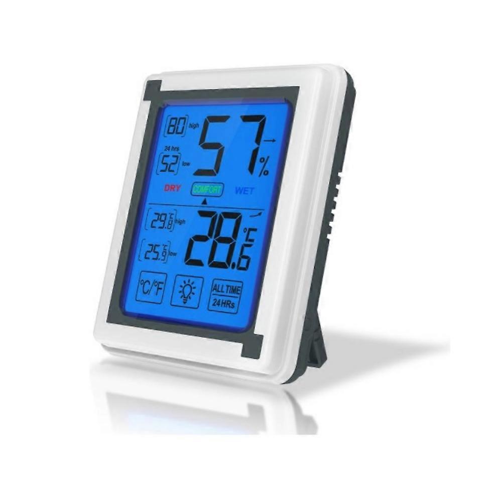 LCD touch digital temperature and humidity meter