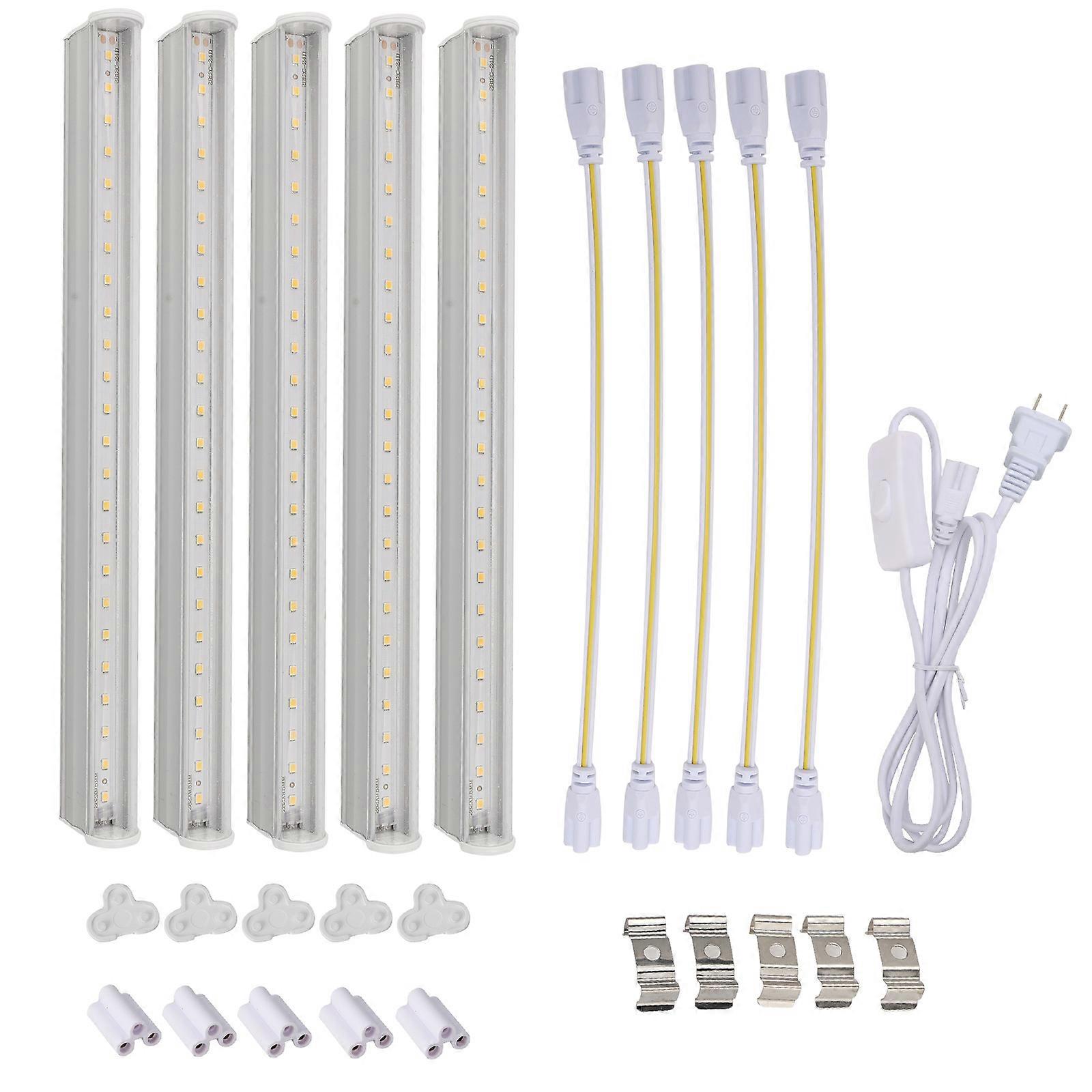 5pcs T5 Plant Light-Yellow for Better Growth Performance (US)