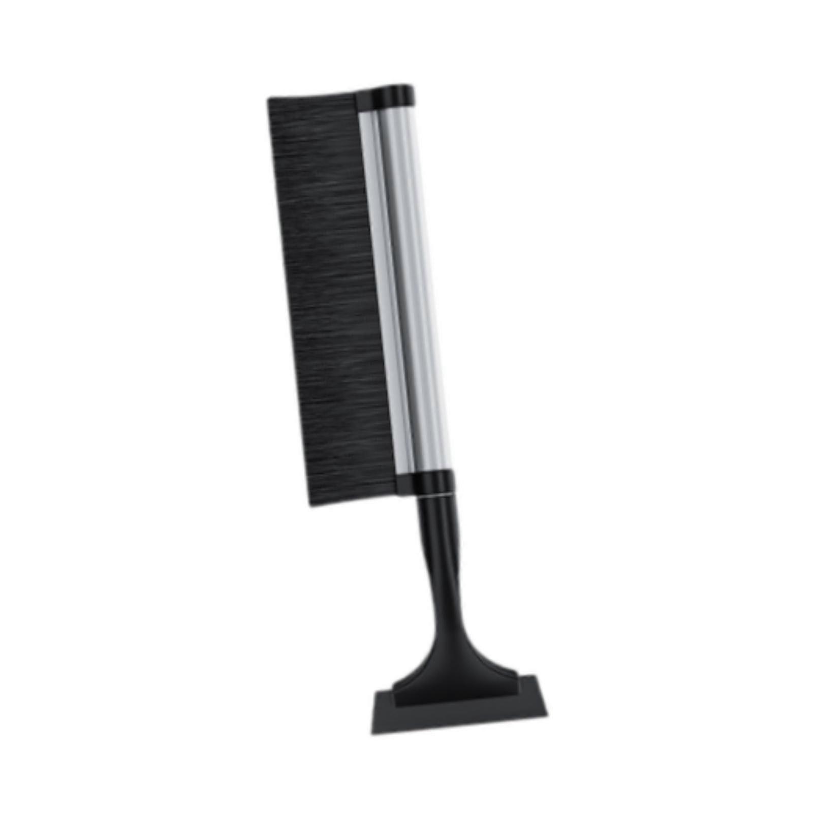 Generic Snow Brush Telescoping Auto Snow Removal Multifunctional Ice Scraper Black