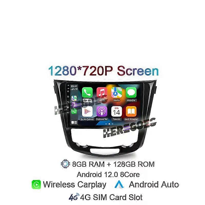 360 Camera Dsp Android 12 Car Radio For Nissan Qashqai 2 J12 X-trail Xtrail T32 2013 - 2021 Carplay 4g Lte Gps Rds Stereo Wifi
