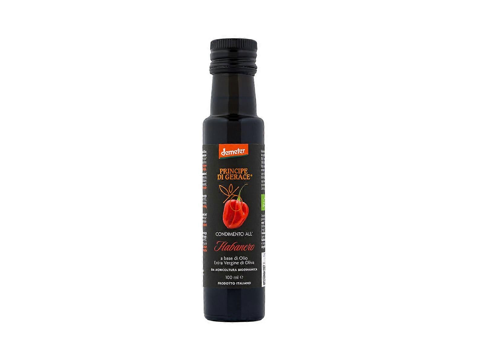 Chili pepper condiment based on Principe di Gerace ev oil, Demeter