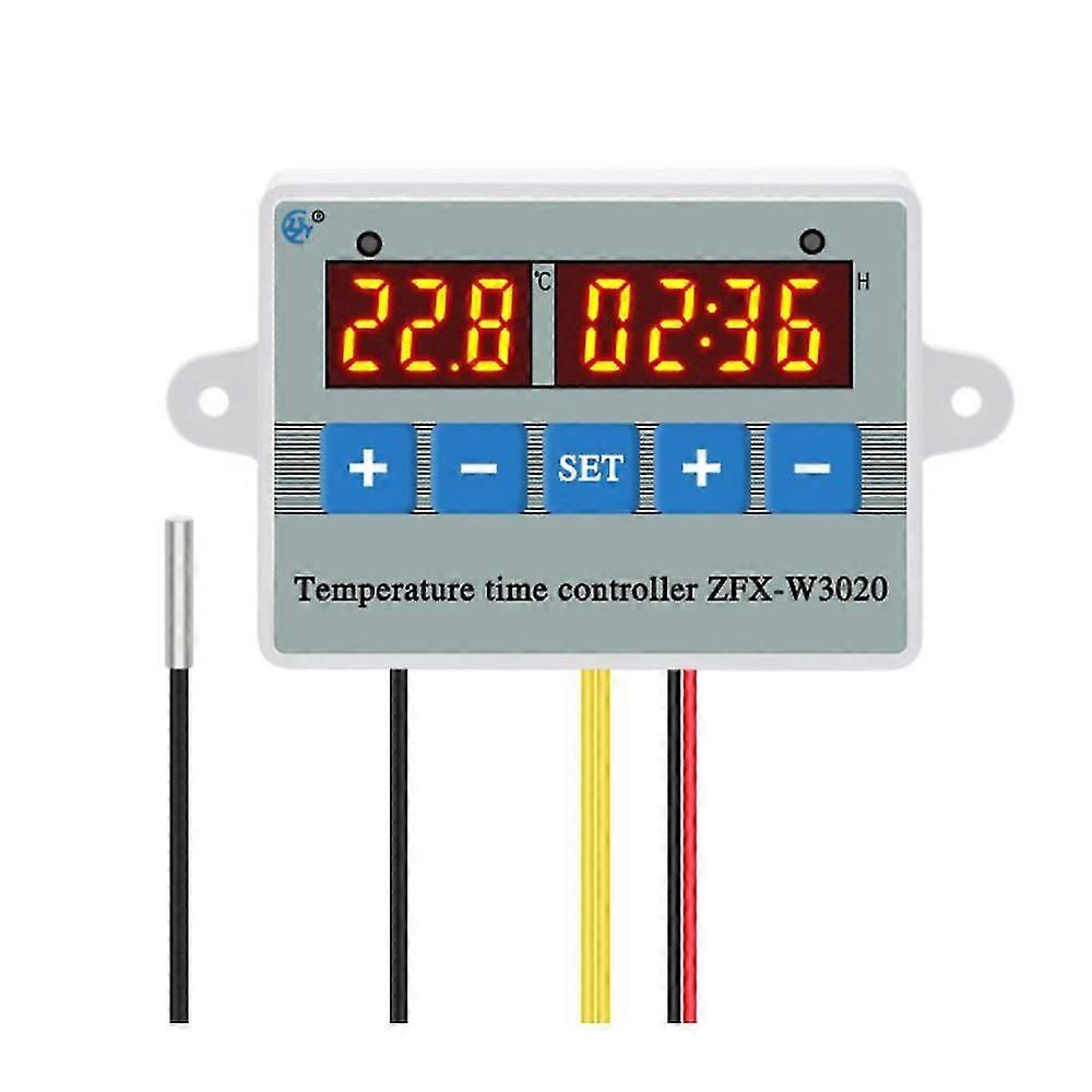 Zfx-w3020 Digital Intelligent Temperature Time Controller Thermostat Timer Switch Module -55-110 Ce
