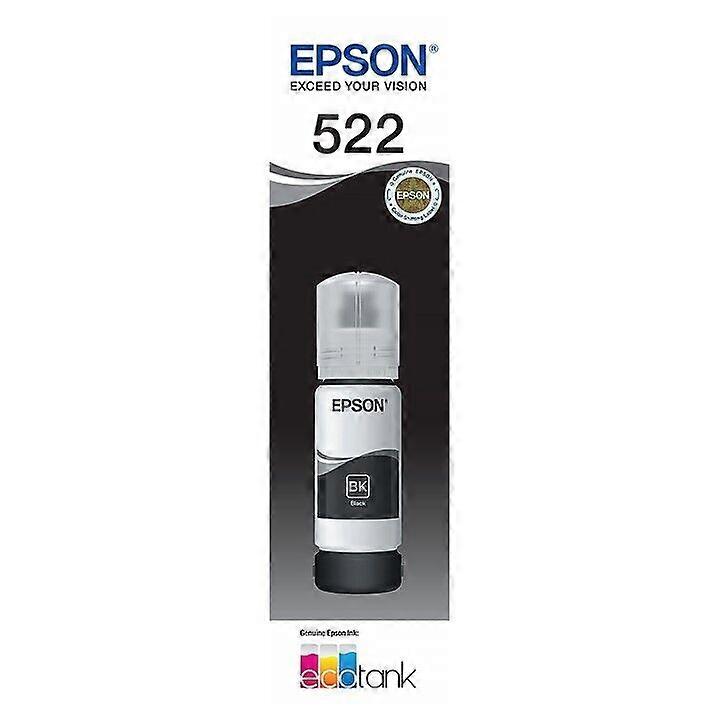Epson T522 Black Ecotank 522 Ink Toner Bottle C13t00m192 Genuine Original