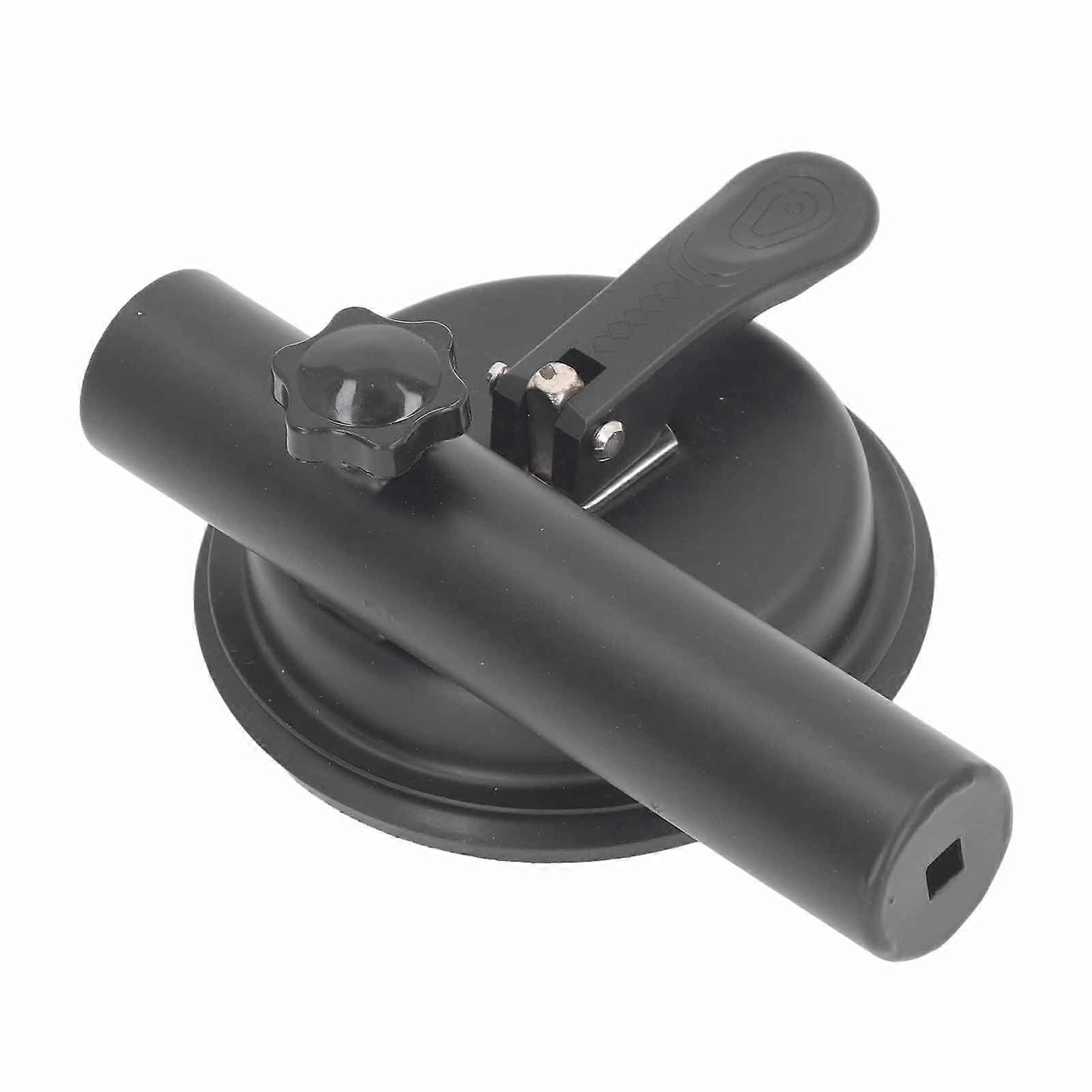 Universal Suction Cup Flag Pole Bracket Vehicle Flagpole Bracket Multi Function Flag Pole Holder Aluminum Alloy Silicone Black