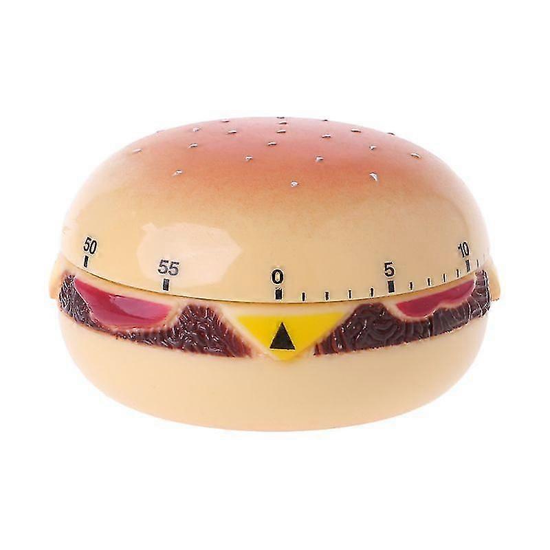 Hamburger 60 Minute Mechanical Timer Countdown Alarm Kitchen Cooking Reminder To