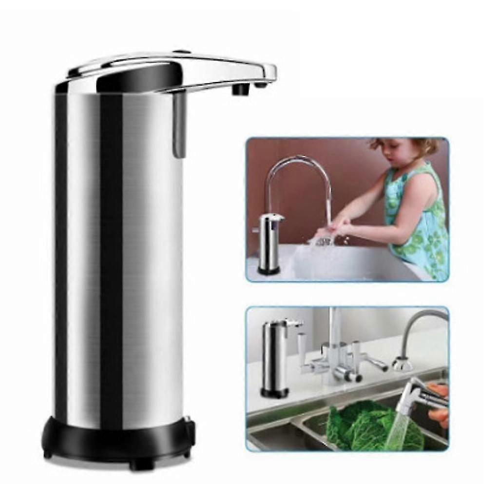 Soap Dispenser Automatic, Soap Dispenser Sensor Infrared For Kitchens And Bathrooms With Waterproof Base