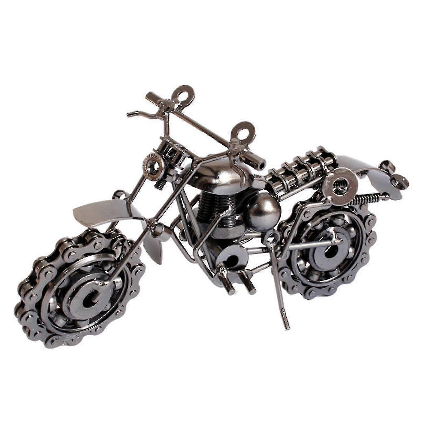 Collectable Motorcycle Art Sculpture Anti-oxidation Metal Perfect Craft Motorcycle Art Model Home Decor