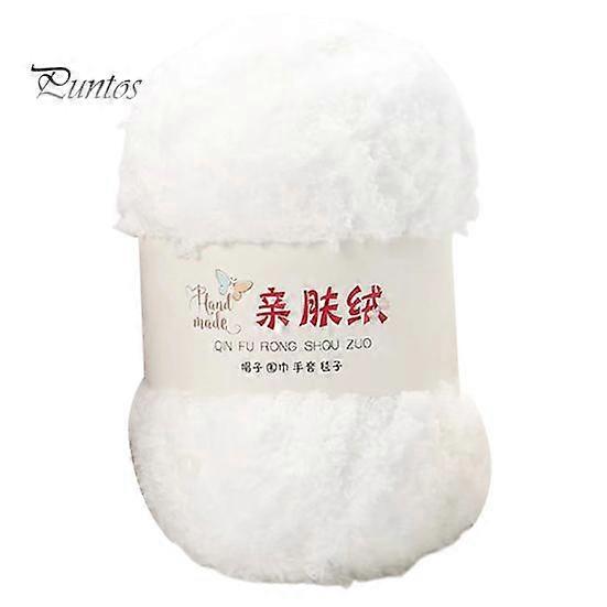 1 Roll 50g Fleece Thread 3 Strands Good Toughness Non-shedding Anti-pilling Hard to Fade DIY Breathable Sewing Thread for Home