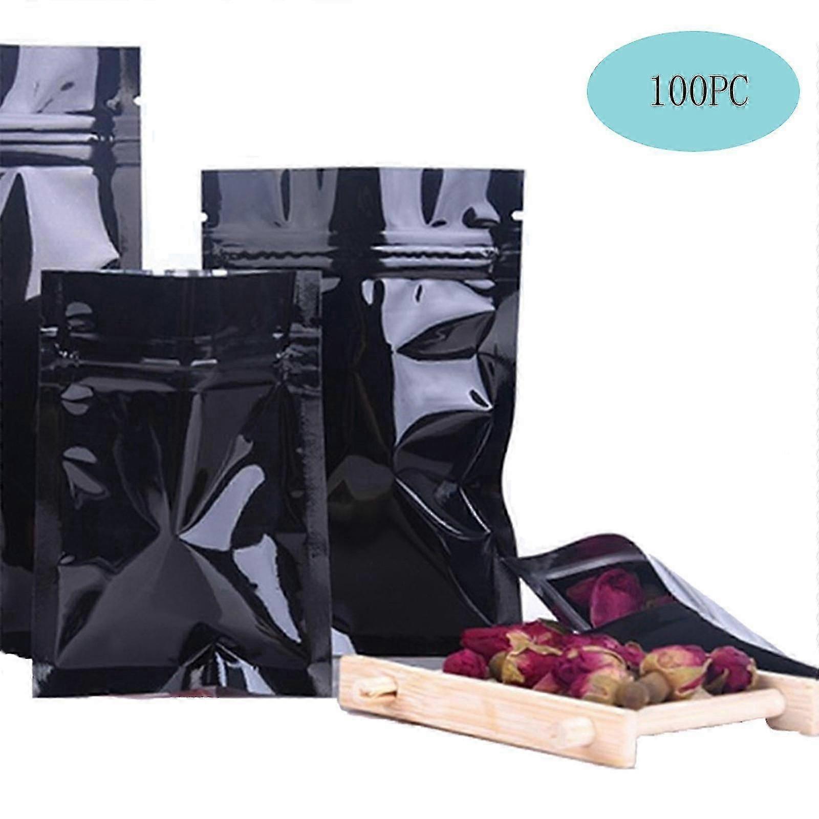 أكياس واقية من الرائحة Resealable مايلر احباط الحقيبة حقيبة شقة Ziplock 100pc