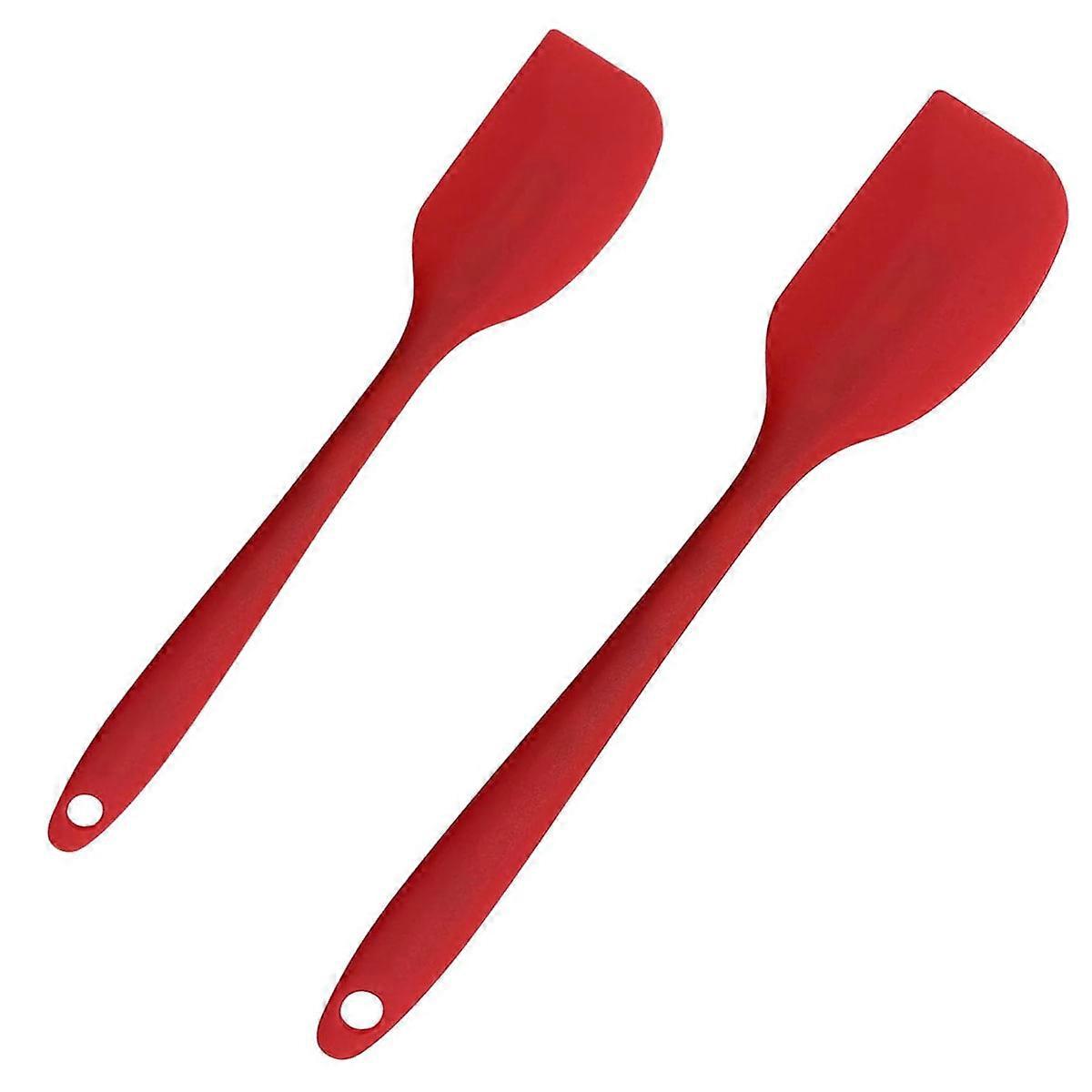 2-Piece Silicone Scraper Set for Cooking and Baking Applications