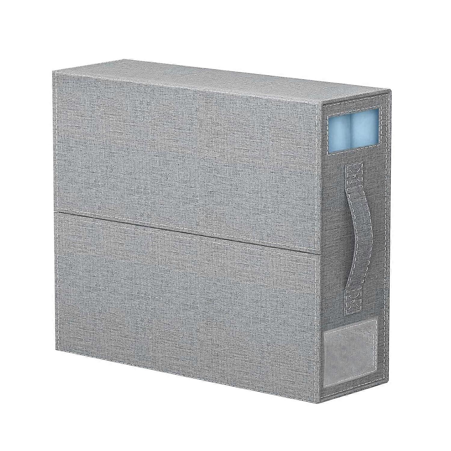 Bed Sheet Storage Box Large Capacity Clear Window Dust Proof Foldable Portable Handle Zipper Clothes