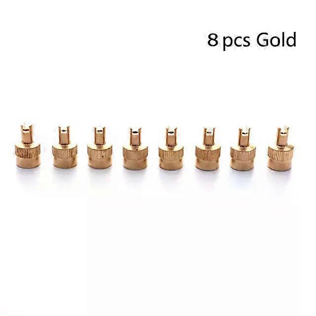 8pcs 16*8.5mm Car Tire Tool Cap Slotted Head Valve Stem Caps With Core Remover Tool For Auto Motorcycle MAXP