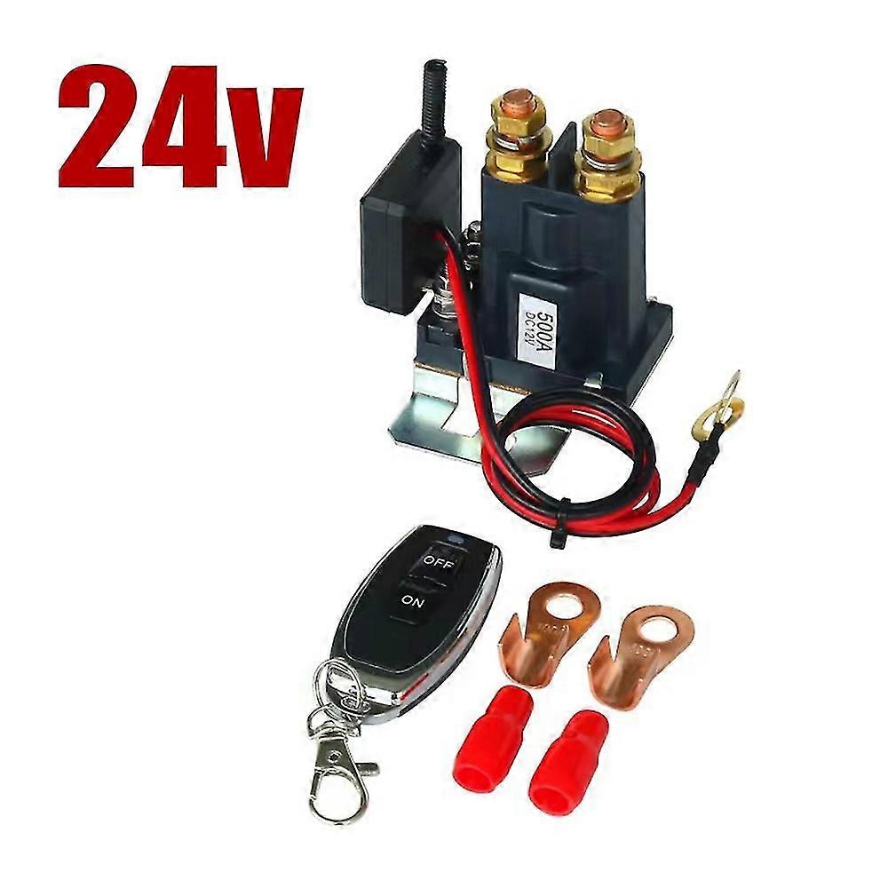 Remote Battery Isolation Switch Leak Proof 12V/24V 500A Main Battery Disconnect Switch Remote Contro