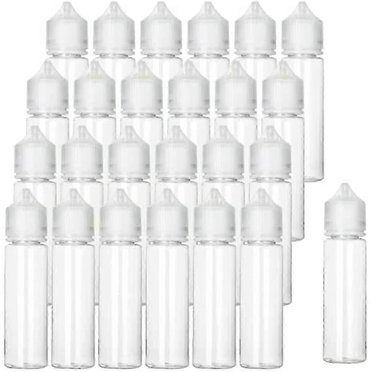 50pcs 60ml Dropper Bottle Pet Plastic Unicorn Bottles For Liquids Eye Liquid Empty Smoke Oil Bottle With Caps f54