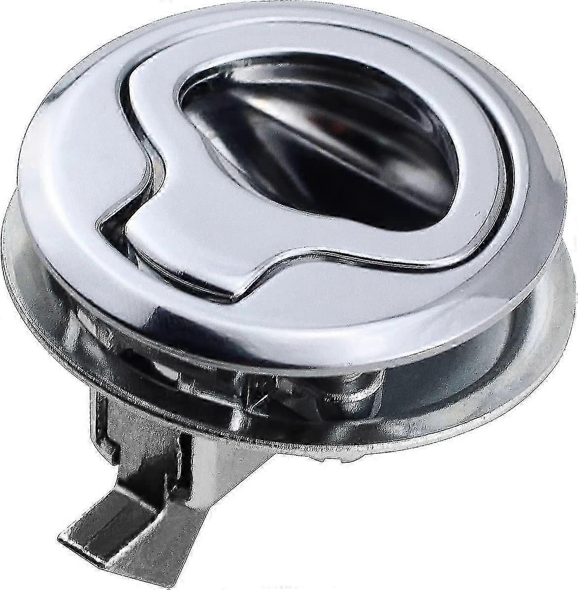 Botao Stainless Steel Flush Pull Hatch Latch Slam Latch, Boat Hatch Lockflush Pull Latch(2pcs, Silver)