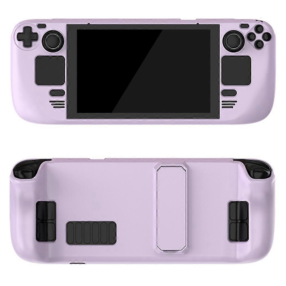 Hard PC Protective Case for Steam Deck Game Console Handheld Shockproof Cover with Stand