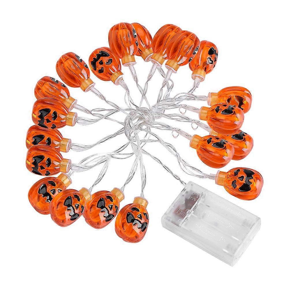 Indoor Battery Powered Pumpkin Light String Halloween Party Decoration Lights
