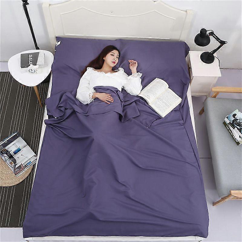 Sleeping Bag Liner Portable 2 Person Travel Camping Sheet Breathable Comfortable