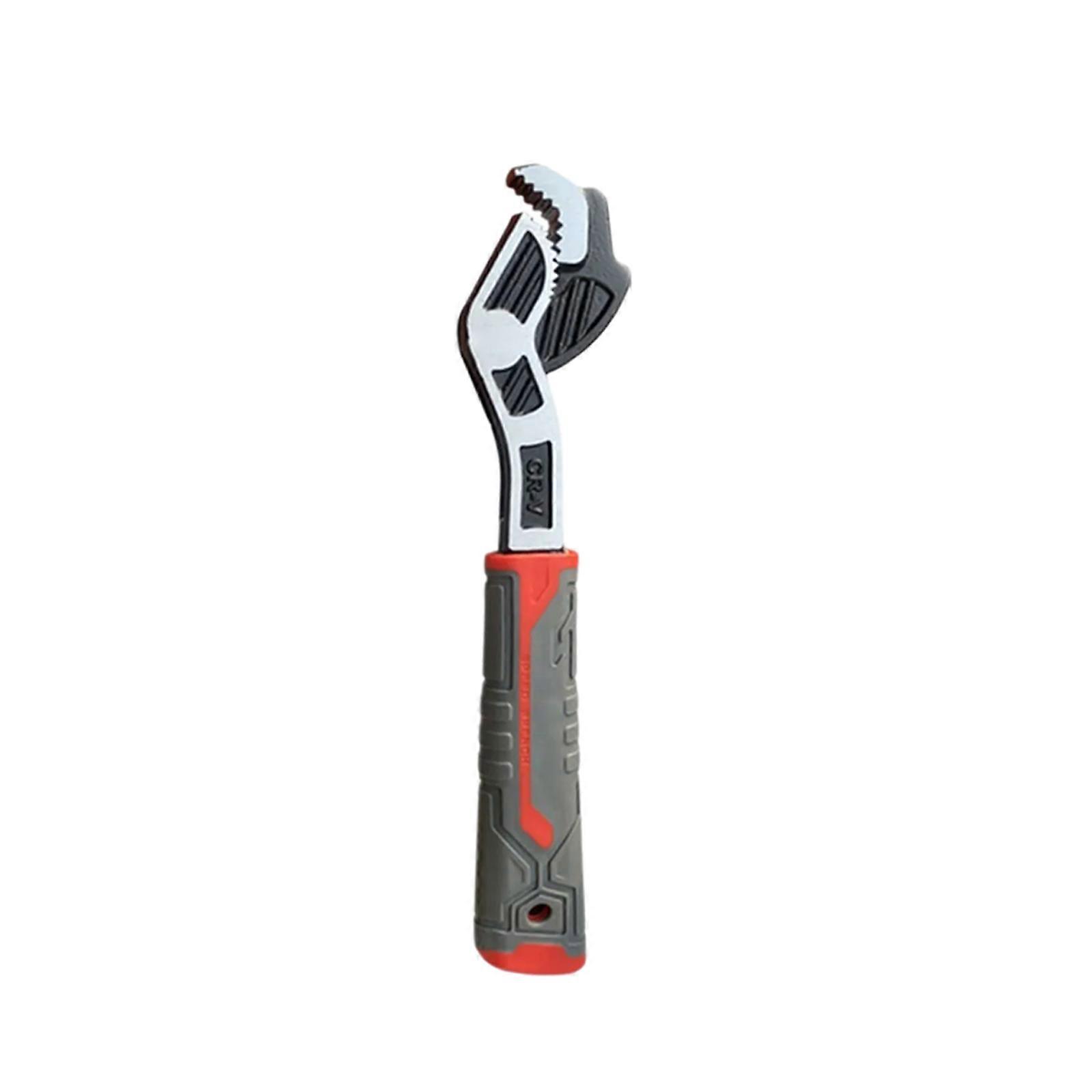 Self Locking Wrench Self Adjusting Pipe Wrench Pipe Vise Wrench Multifunctional Self-locking Wrench Pipe Wrench for Pipe 8-Inch