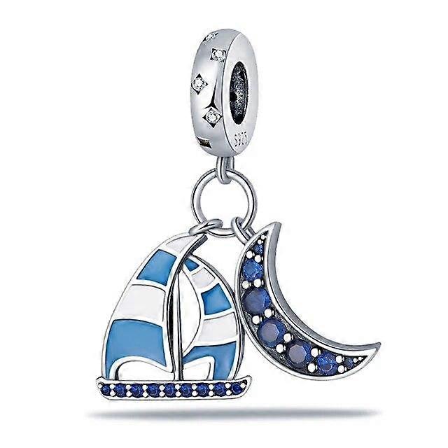 925 Sterling Silver Lucky Four Leaf Unicorn Parrot Coloful New Pendants Infinity Love Pink Heart Charms FitNew Original DIY