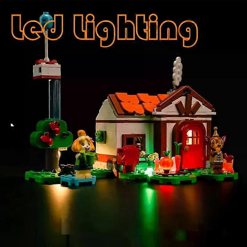 Lighting Set For City Modular Building 77049 Isabelle's House Visit Not Include Building Block (Only Led Light Kit)