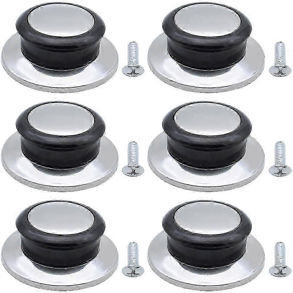 6 pieces heat resistant pot lid knob replacement handle universal handle for pot lids pan lids cookware pot lid handle replacement lid knobs for home