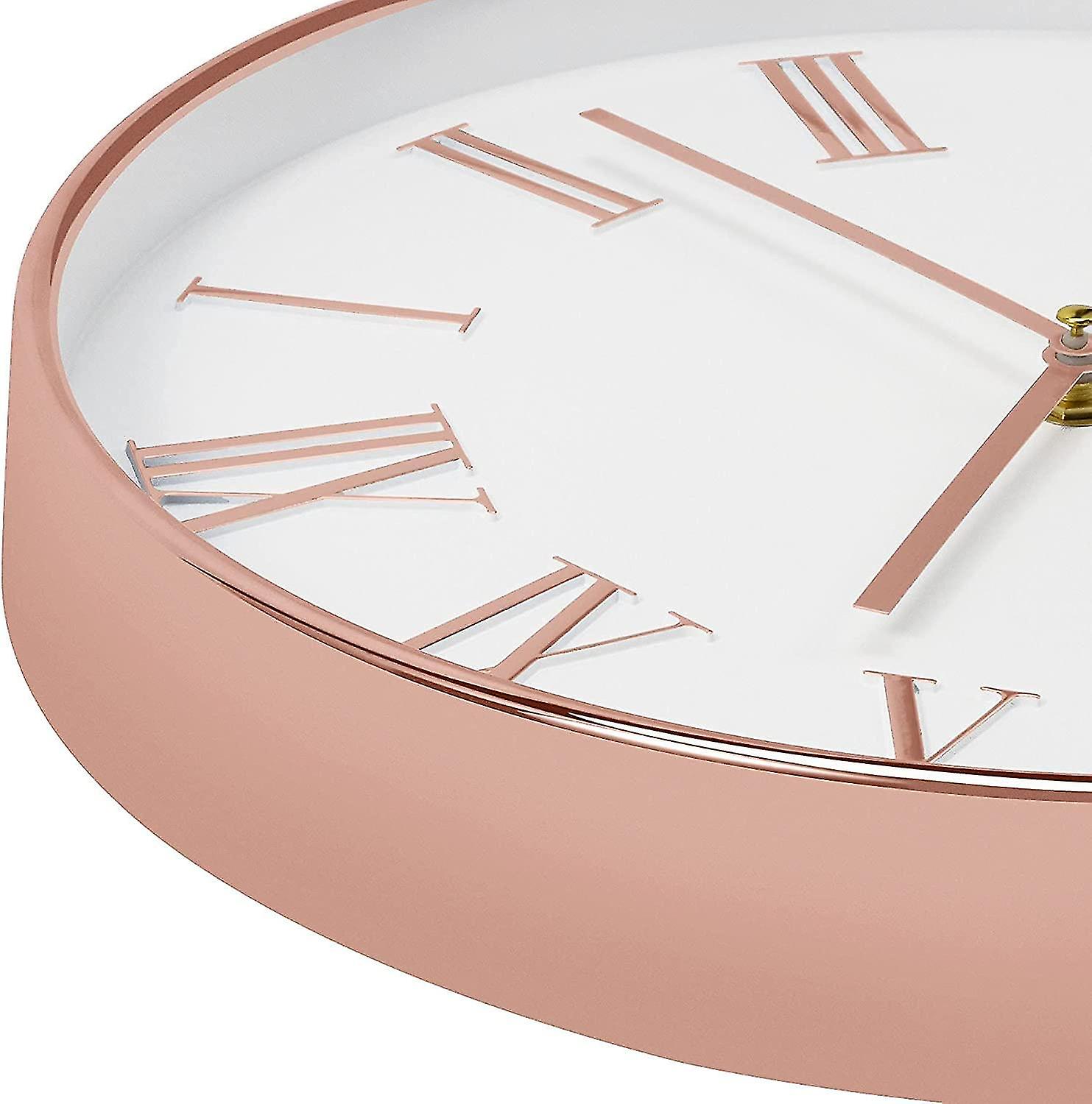 Wall Clock 12-inch Silent Non-ticking Wall Clock