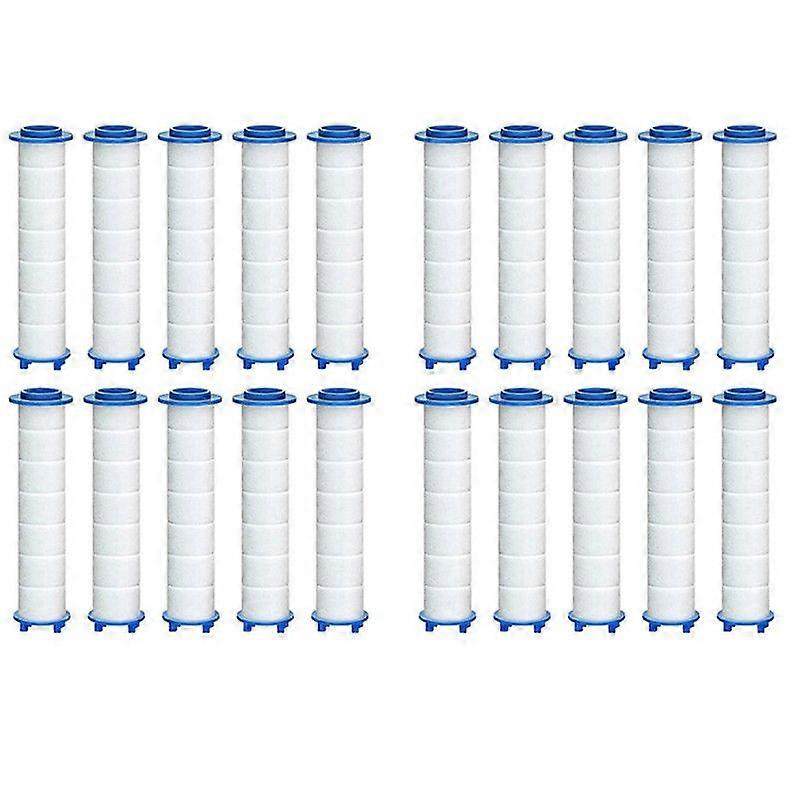 20Pcs Replacement Shower Filter for Hard Water - High Output Shower Water Filter to Remove Chlorine