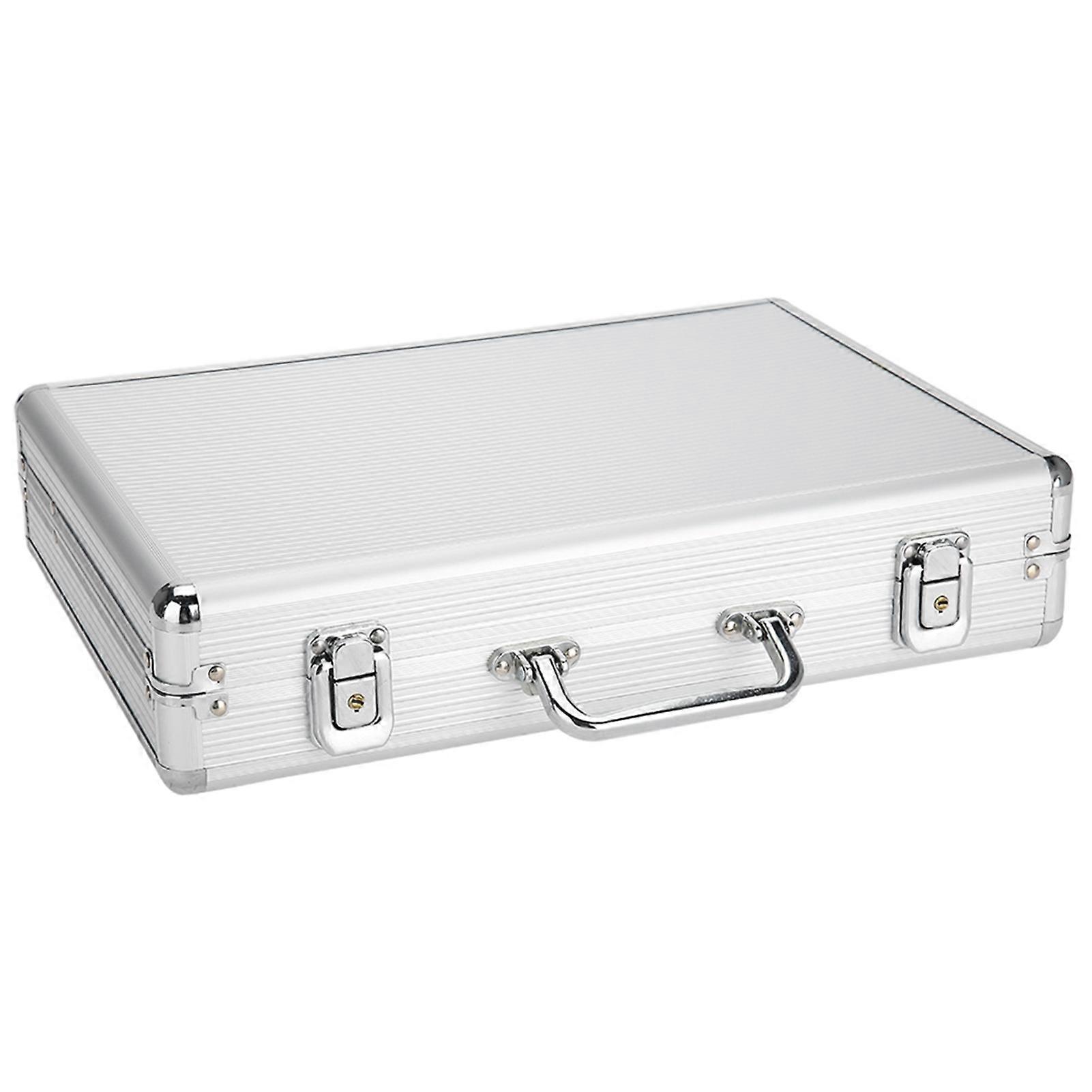 24 Grids Aluminum Alloy Suitcase Watch Display Storage Box Watch Organizer Case